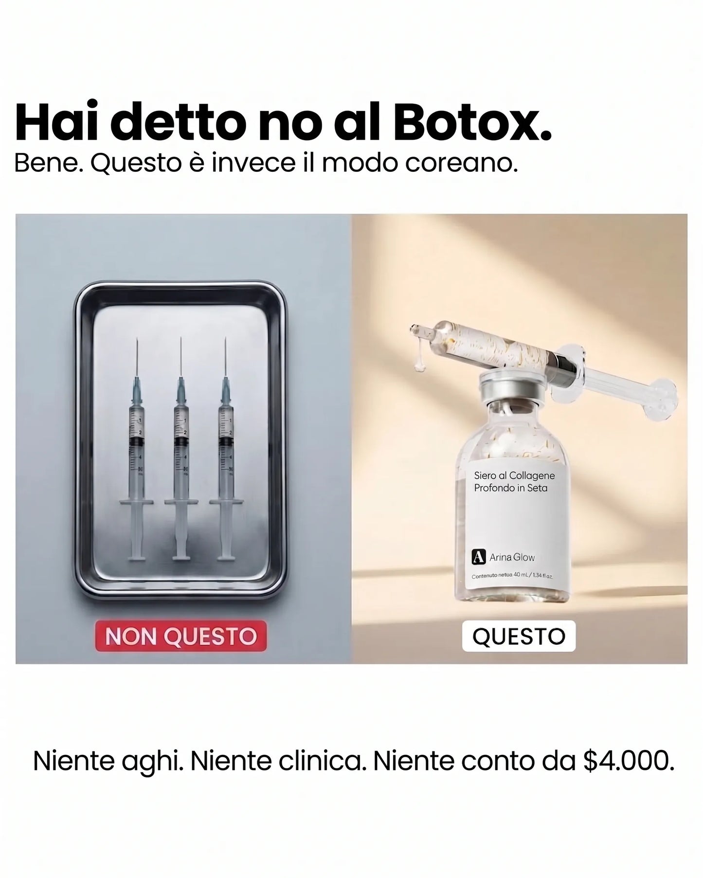 Arina Glow-Siero Coreano al Collagene Effetto Lifting Immediato