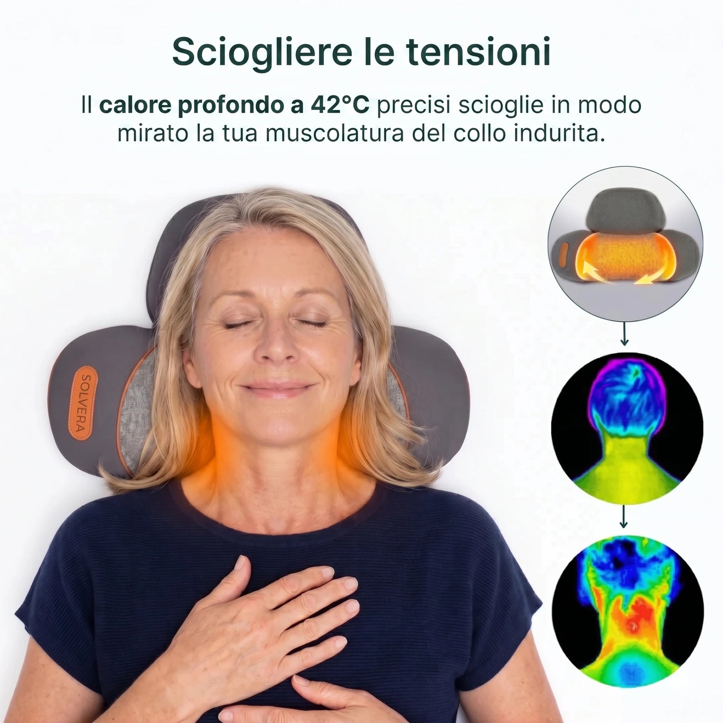Solvera®  Massaggiatore Cervicale 3-in-1